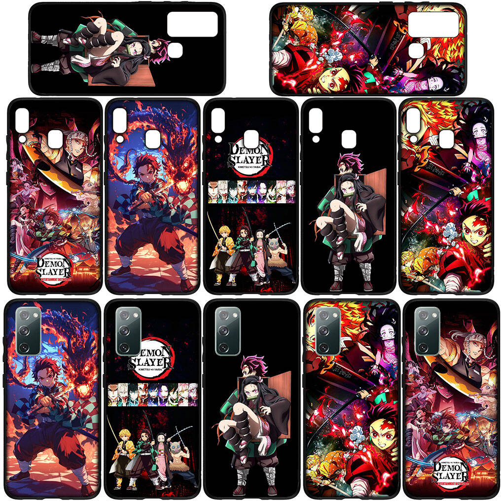 For Samsung Galaxy S25 S24 iPhone 17 16 15 Xiaomi Redmi Note 14 13 12 11 Plus Pro Max Phone Case Demon Slayer Kamado Tanjirou Kamado OPPO Huawei Cover