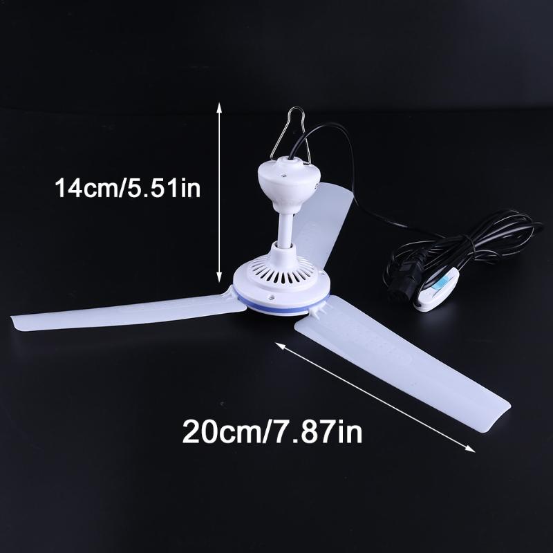 Electric E-Bike Powered 48V 60V 19.6" Ceiling Fan C13 Plug Hanging Fan