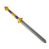 3D Printed Cosplay Sword PLA Role Playing Sword Collectible Cosplay Costume Prop for Festival Holiday Gifts Purple
