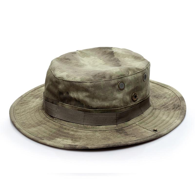 23 Farben Outdoor Bucket Hat Verdickter Boonie Hut Top Qualität Fischerhut Jagd Camping Kappen A0E056