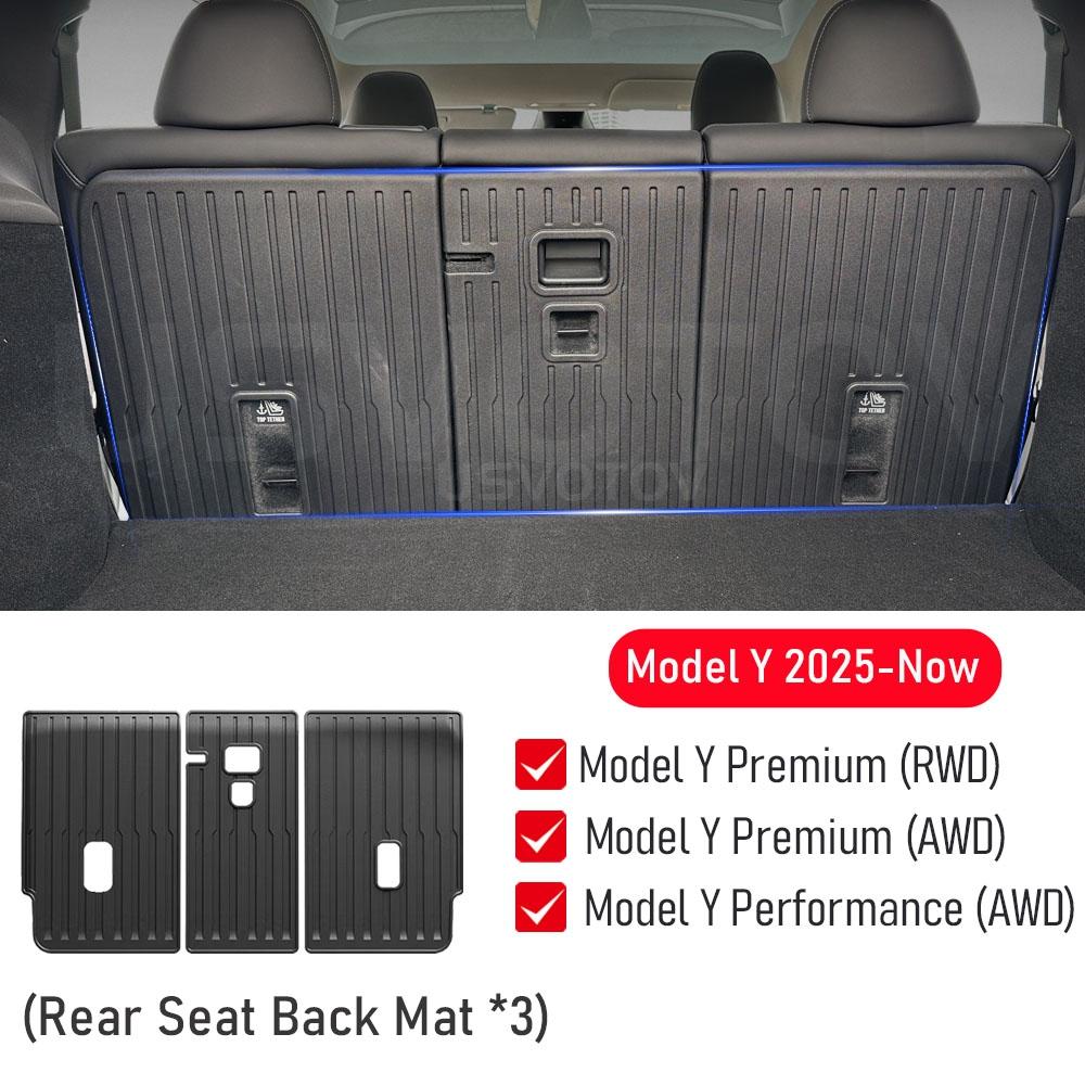 All Weather Cargo Liners for 2025 2026 Tesla Model Y Juniper Model 3 Trunk Mat Front and Rear Frunk Trunk Tray Mats Accessories