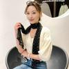 Decorative Women Lady Girls Neckerchief Thin Silk Scarf  For Spring Summer Autumn