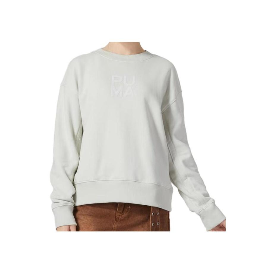New PUMA Sweatshirts Women's White 623497-17
