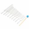 9-Piece Tuning Fork Set with Storage Bag, Body Tuning Forks for Chakra Healing, DNA Healing Instrument, Sound Therapy (174Hz, 285Hz, 396Hz, 417Hz, 528