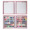120-Color Gel Polish Display Book with Dustproof Embedded Design