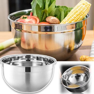 Thickened Egg Mixing Basin Stainless Steel Baking Fruit Salad Bowls Gifts Mixing Bowl