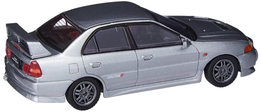 BM CREATIONS Mitsubishi Lancer Silver LHD Finished Product 1/64 Evo.IV