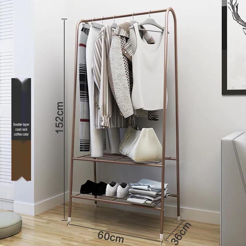 Elegant Multifunctional Coat Rack with Wheels - Japanese and Korean Style