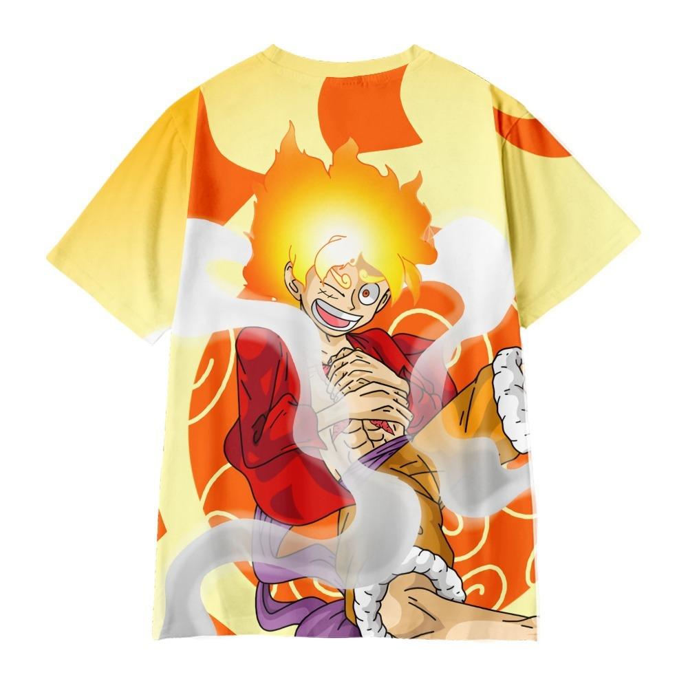 Funny Cartoon ONE PIECE T Shirt Cool Men's Tshirt O Neck Casual Unisex Streetwear Anime Fashion Tee
