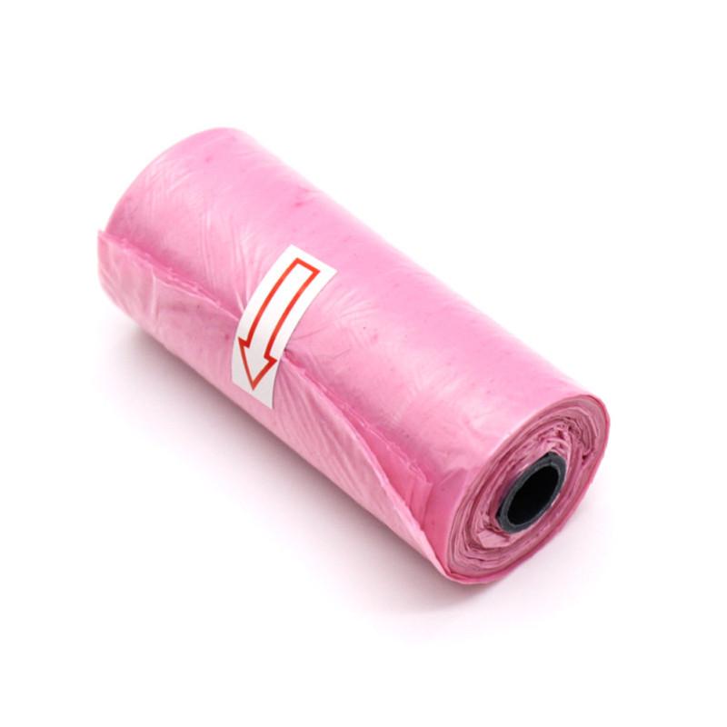 15pcs/Roll Plastic Garbage Bag Rubbish Bags Special for Baby Diapers Abandoned