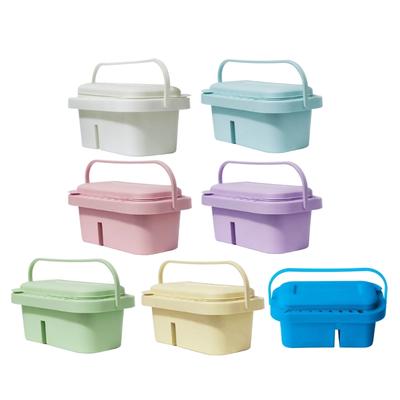 Multifunctional Paint Brush Basin Palette Box Paint Brush Washer Brush Washing Bucket for Watercolor Oil Painting Brush