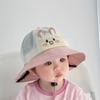 Breathable Cartoon Bucket Cap Quick-dry Children Fisherman Hat Soft Kids Sun Hat  Beach