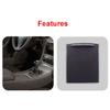 Black Car Inner Centre Console Slide Roller Cover Trim For Benz C-Class W203 LB