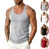 Herren Retro Slim Fit Uni Schnelltrocknend Muskel Sport Fitness Tanktop
