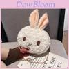 Adorable Plush Bunny Shoulder Bag For Girls Cute Fashionable Kids Crossbody Bag