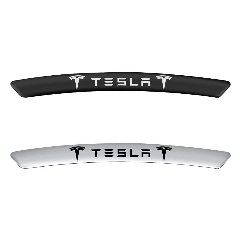 4Pcs Auto Wheel Hub Badge Tire Rim Stickers Accessories For Tesla Model 3 Model X S 2016-2023  Model Y Decals TM3 TMX
