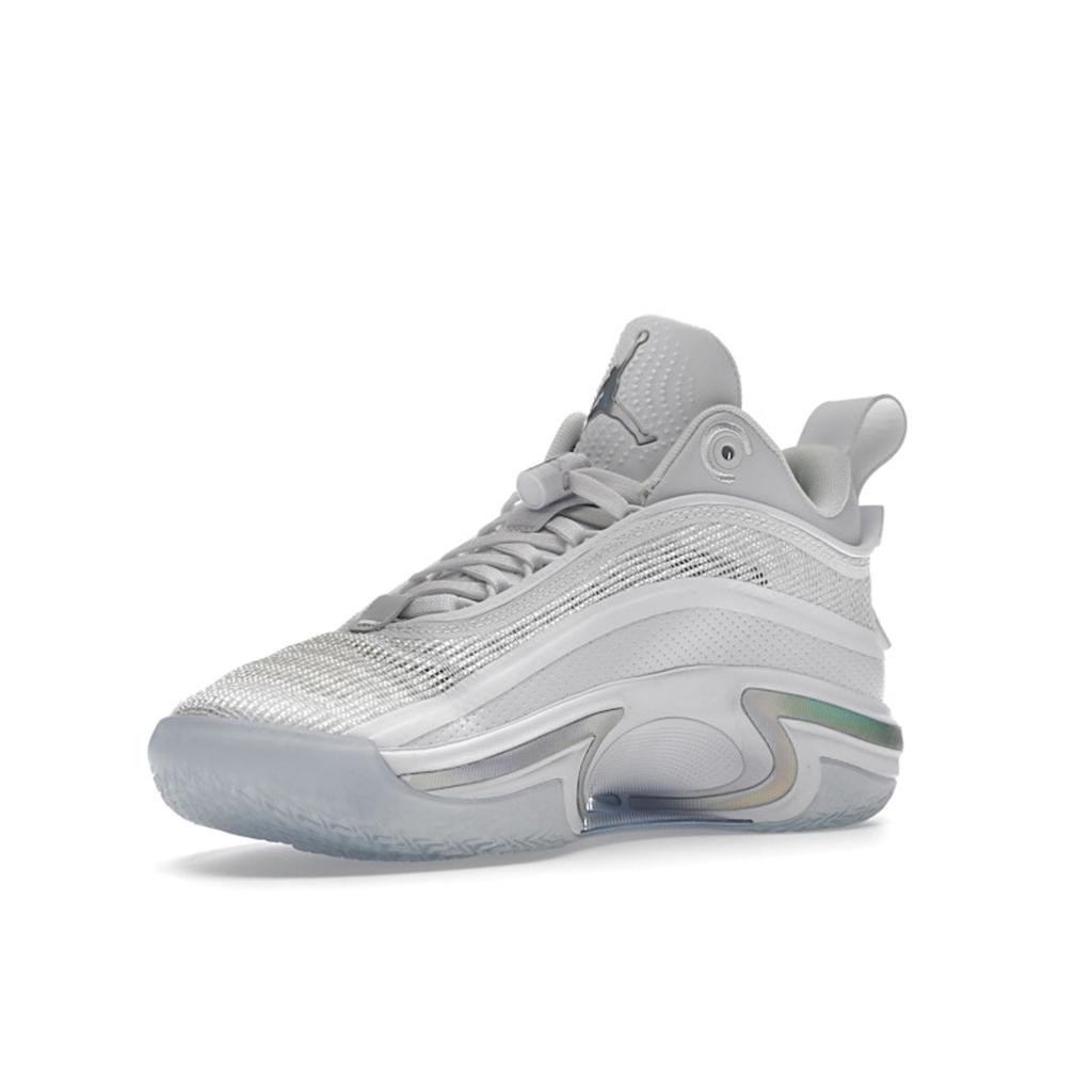Air Jordan 36 Low Pure Money Men Sneakers White Metallic-Silver DH0833-101