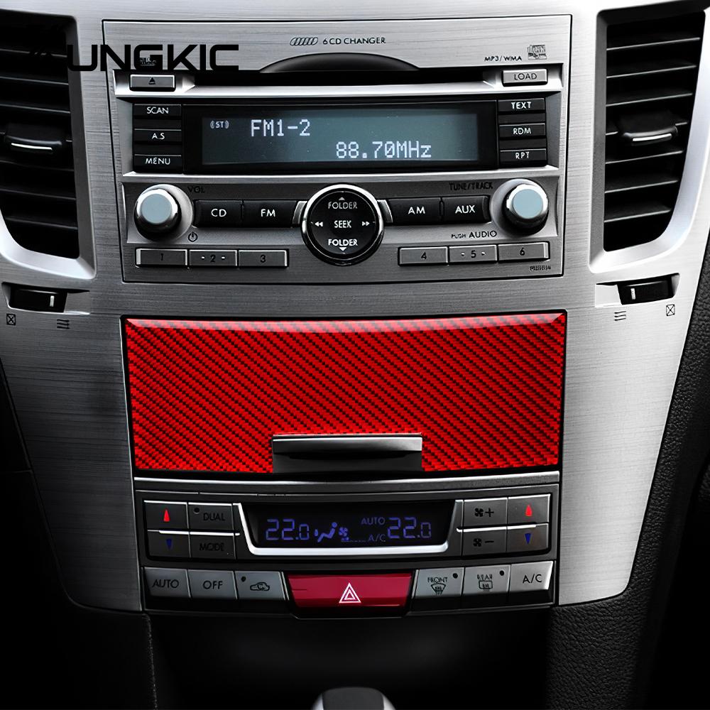 Carbon Fiber Style Interior Sticker for Subaru Legacy Outback 2010 2011 2012 2013 2014 LHD RHD Interior Panel