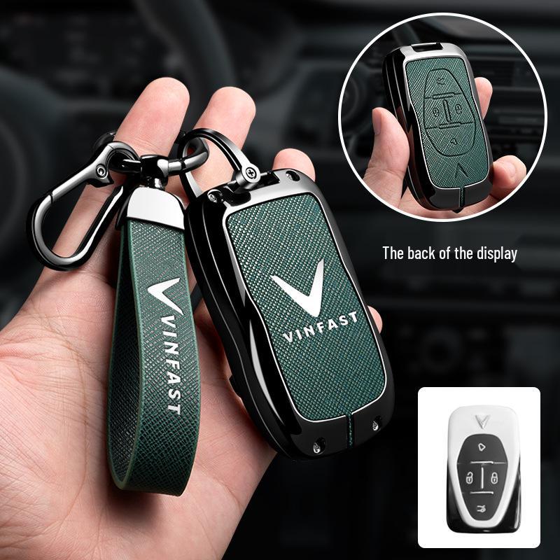 Vinfast Vietnam Car Key Case for Zhonghua V5/VF8 VF3/5/9 with Premium Keyring Buckle