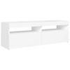 TV Cabinet with LED Lights White 120 X 35 X 40 Cm