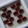 Natural Orange Sapphire Loose Gemstone Untreated 51 pcs Oval Cut Dark 7x5 mm September Birthstone