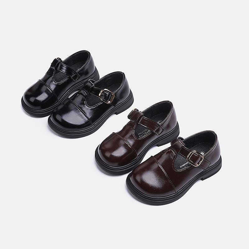 Neue Mädchenschuhe - Kinder Weichsohlige Retro Runde Zehen Flache Schuhe