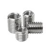 10Pcs Insert Nut Sleeve 2-M16 Inside Outside Thread Adapter Screw Nut Insert Sleeve Converter Nut Coupler Enduring