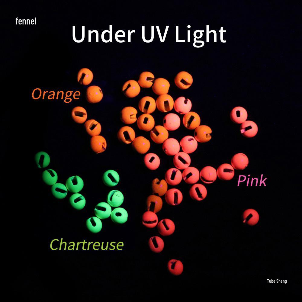 Kolorowe koraliki wolframowe do dociążania i wiązania much na ochotkę