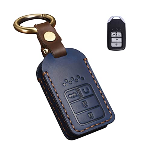 

[Кексома] BH-store Замена ключа автомобиля Чехол для ключа Honda HONDA Эксклюзивный Безинструментальный Натуральная кожа Подарок Унисекс Два цвета Тип E FBA Shi