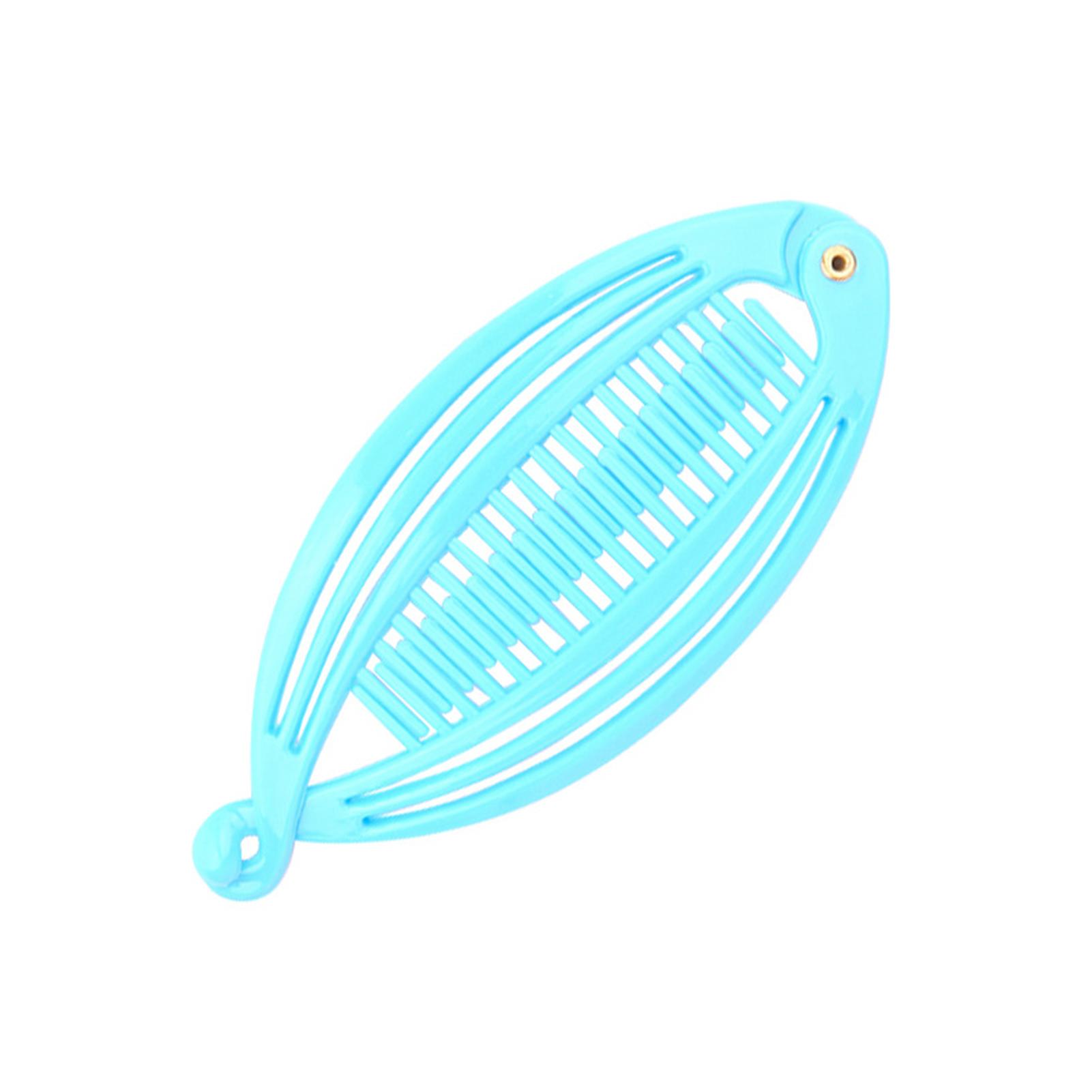 

Заколка-банан для хвоста, большая, из ПС-пластика, черная, под черепаху, леопардовая, шпилька для волос для женщин, аксессуары для укладки синий