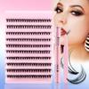 Diy Single Cluster Of Hot Melt False Eyelashes 200 Clusters Of Simulated Natural Thick Self-Married Eyelashes