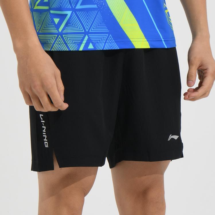 Li-Ning Breathable Quick-Dry Technology Sports Shorts Men Shorts Black AKSR471-1