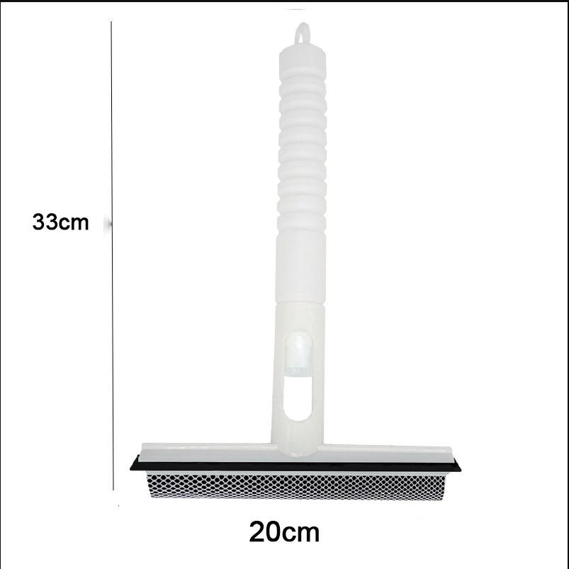 3 In 1 Window Cleaning Brush Glass Wiper for Bathroom Mirror Window With Spray