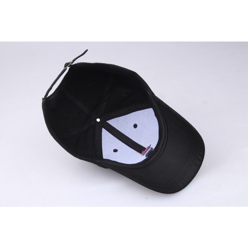 National Flag Adult Embroidered Cotton Polished Baseball Cap Spring Three Bars Curved Brim Cap