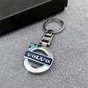 Calfskin Car Keychain Zinc Alloy Auto Keyring Accessories For Volvo C70 S60 S80 S90 T6 V50 V60 V70 V90 XC40 XC60 XC70 XC90