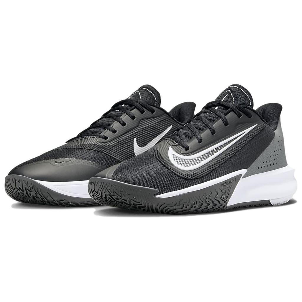 Nike Precision 7 Black Iron Grey Men Sneakers Smoke-Grey White FN4322-005