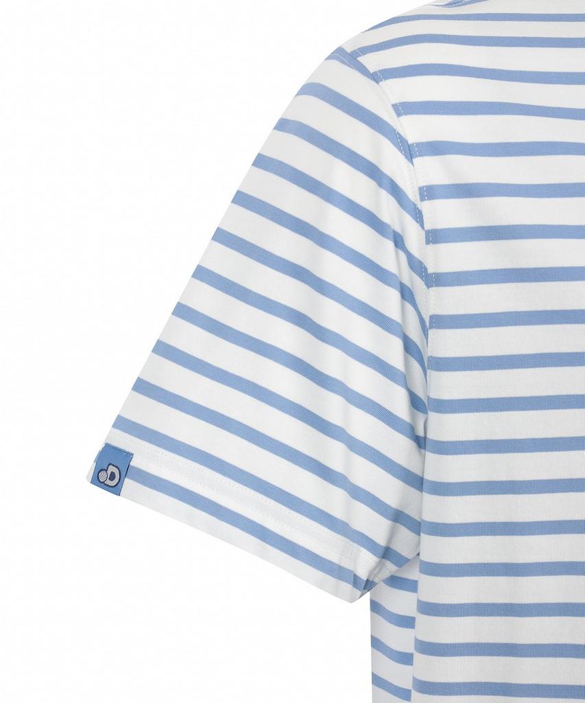 DISCOVERY EXPEDITION Men'S Striped Short Sleeve T-Shirt (Blue)