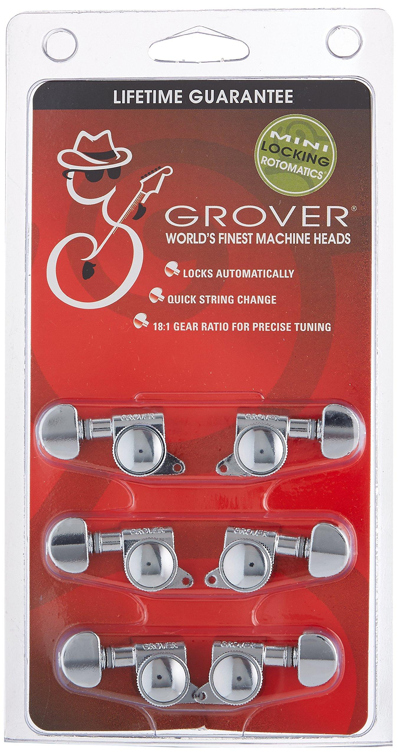 

Гитарные колки GROVER Chrome 505C Набор из 6 шт. [] 33