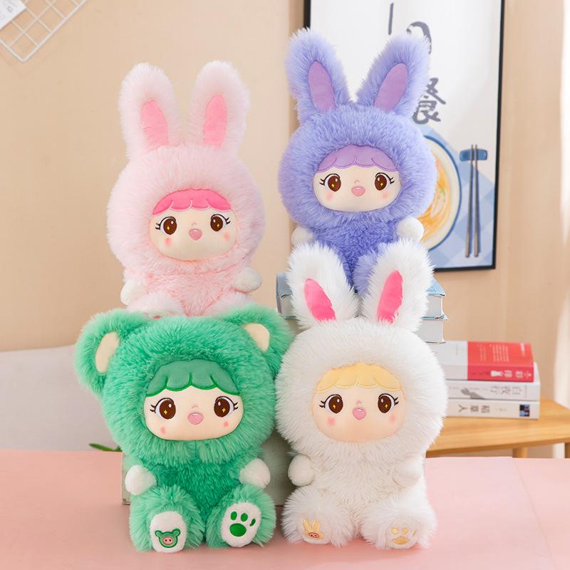 Site Soft and Cute Rabbit Doll Long Ears Rabbit Monster Plush Toy Children and Girls Comfort and Companion Sleeping Gift