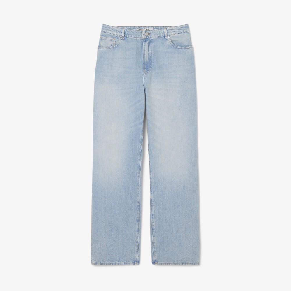 [lacoste] Men's Loose Fit Denim Bermuda Shorts HH4963-56GMKU