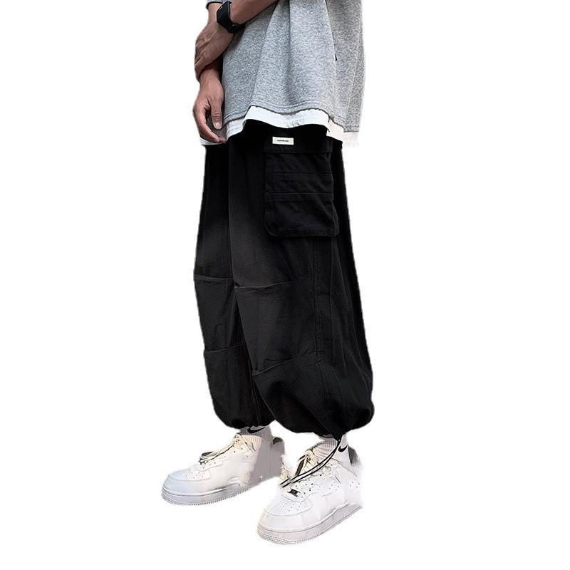 Pantaloni Cargo da Uomo con Tasche Multiple per Uso Casual Estivo