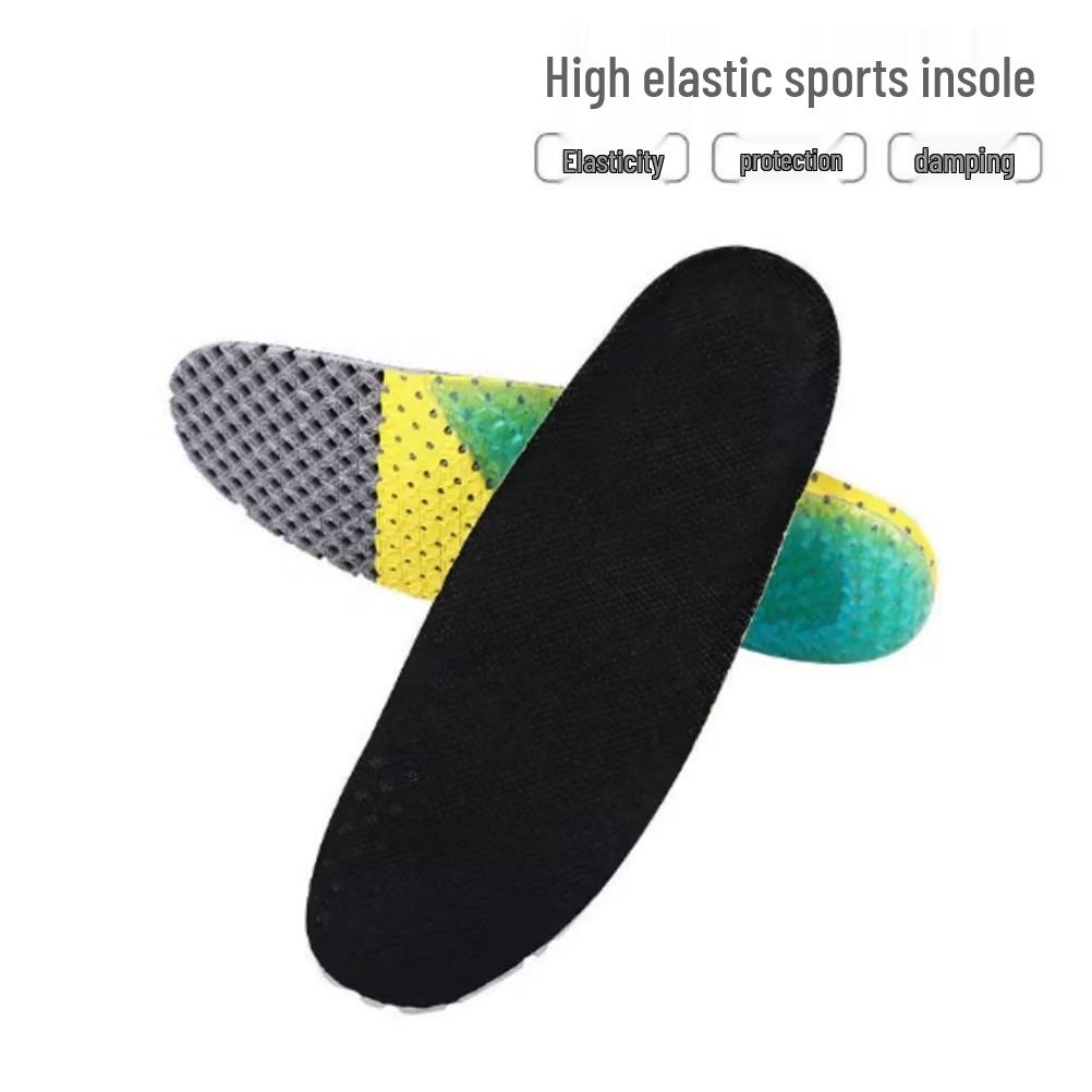EVA Shock-Absorbing Running Insoles for Men & Women – Breathable Silicone Heel Cushioning