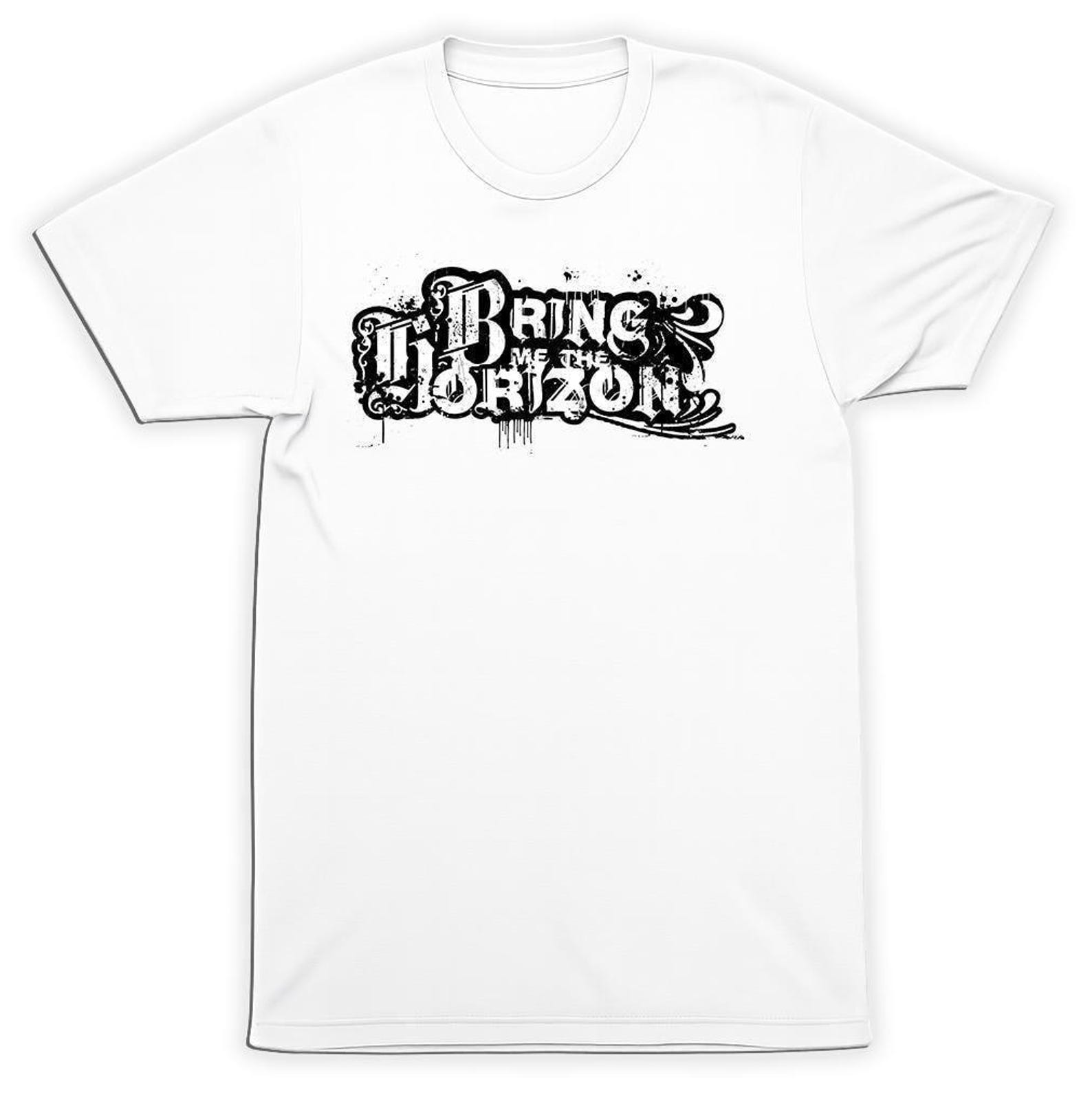 BMTH Bring Me The Horizon Flourish T-Shirt: Heavy Metalcore Band Apparel, Vibrant Design (Cotton, Unisex Sizes, Comfortable Wear) S