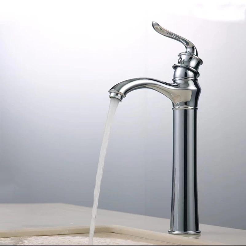 Luxury Basin Faucet Modern Bathroom Washbasin Faucet Gold Hot Cold Mixer Tap Basin Sink Faucet Single Handle Kitchen Accessories