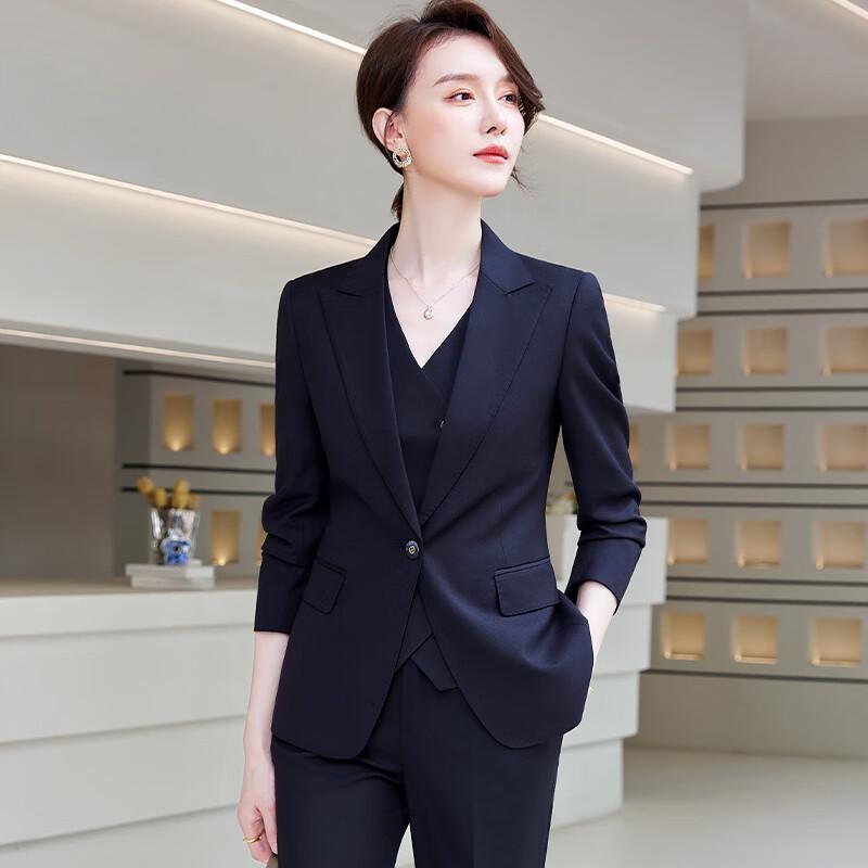 Women's Single-Button Business Suit Set
