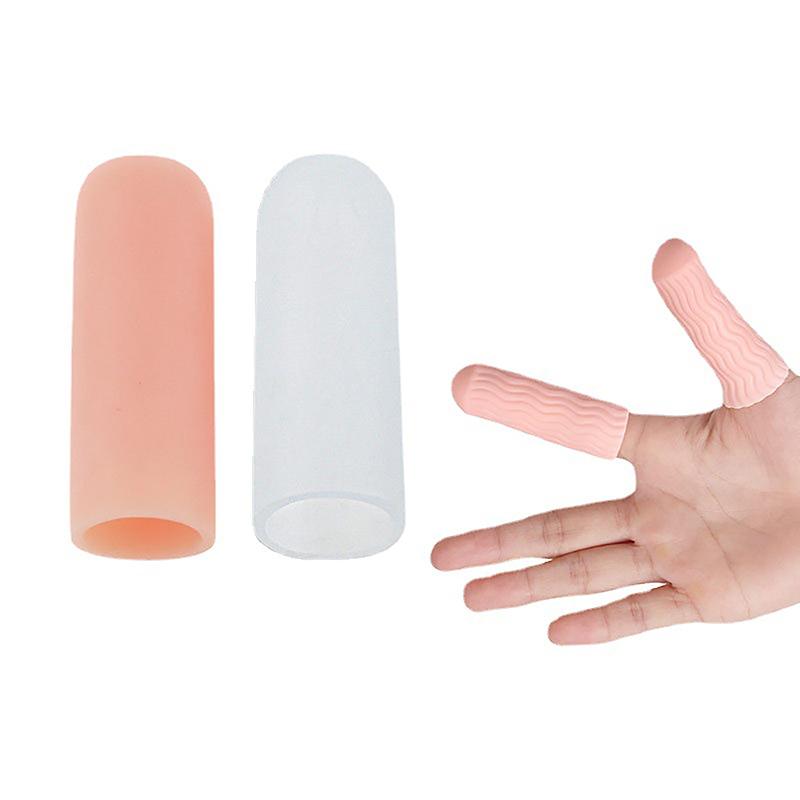 Non-Slip Finger Protector Sleeve Cover Anti-Cut Heat Resistant Finger Sleeves Fingertip Great Cooking Kitchen Tools