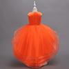 Girls Dresses Tail Princess Dresses Flower Girl Girls Walking Host Piano Performance Clothes Puffy Evening Gowns Summer