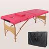 Adjustable Portable Solid Wood Beauty Bed for Massage & Physiotherapy