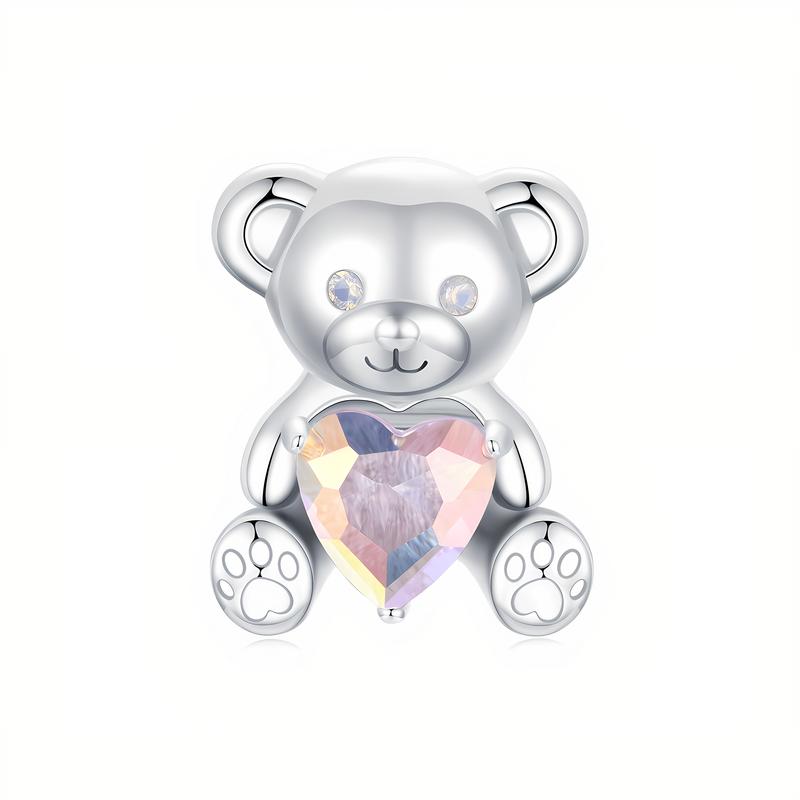 Charms Do Pandora Zawieszka Charms Misiek Z Sercem Srebro 925 Charmsy Trusky