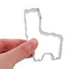 Cartoon-Tier-Ausstecher aus rostfreiem Alpaka-Plätzchen-Keks-Backstahl-Formwerkzeug